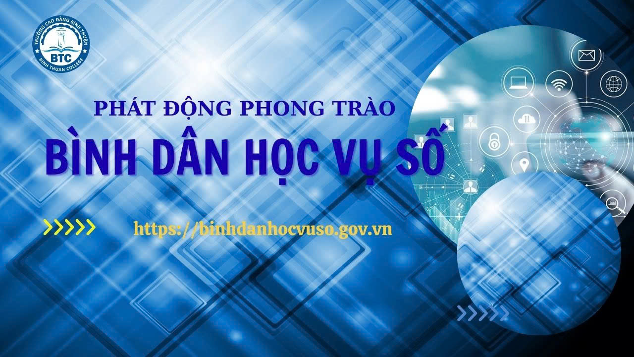 NÂNG CAO KIẾN THỨC - RÈN KỸ NĂNG SỐ - XÂY DỰNG XÃ HỘI SỐ CÙNG PHONG TRÀO BÌNH DÂN HỌC VỤ SỐ.