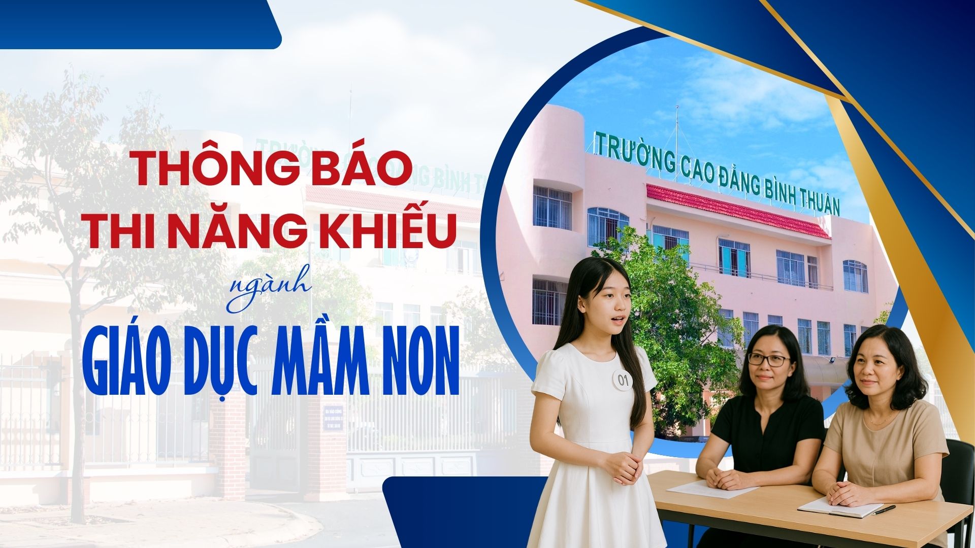 THÔNG BÁO THI TUYỂN SINH MÔN NĂNG KHIẾU, NGÀNH GIÁO DỤC MẦM NON, TRÌNH ĐỘ CAO ĐẲNG, HÌNH THỨC ĐÀO TẠO CHÍNH QUY, NĂM 2025
