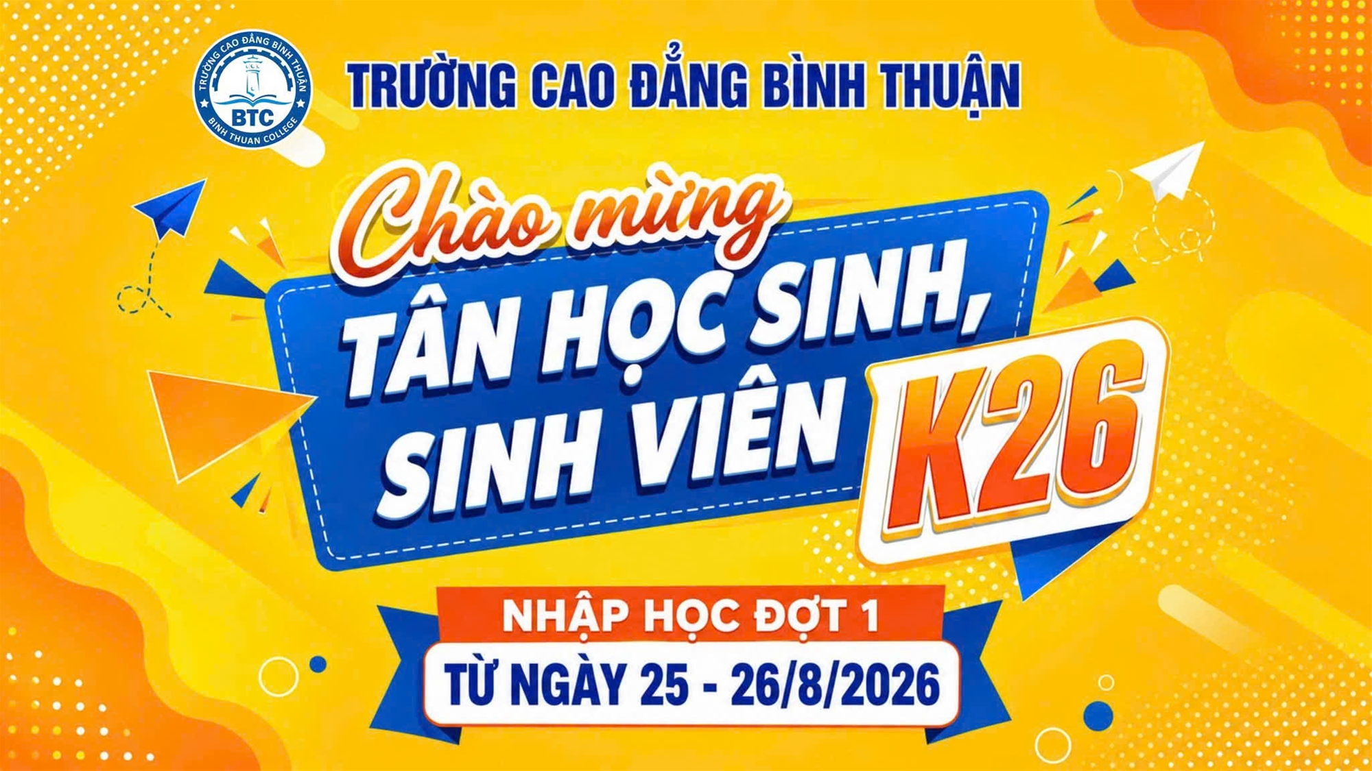 Chào mừng Tân sv